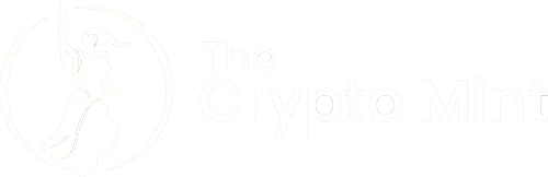 The Crypto Mint Logo - monochrome