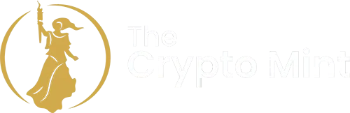 The Crypto Mint Logo - monochrome